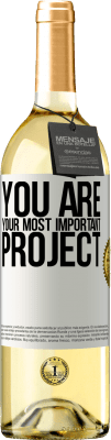 29,95 € Free Shipping | White Wine WHITE Edition You are your most important project White Label. Customizable label Young wine Harvest 2023 Verdejo