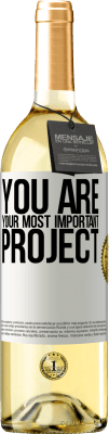 29,95 € Free Shipping | White Wine WHITE Edition You are your most important project White Label. Customizable label Young wine Harvest 2025 Verdejo