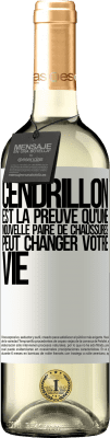 29,95 € Envoi gratuit | Vin blanc Édition WHITE Cendrillon est la preuve qu'une nouvelle paire de chaussures peut changer votre vie Étiquette Blanche. Étiquette personnalisable Vin jeune Récolte 2025 Verdejo