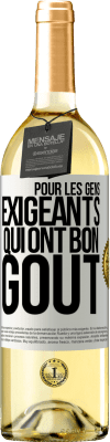 29,95 € Envoi gratuit | Vin blanc Édition WHITE Pour les gens exigeants qui ont bon goût Étiquette Blanche. Étiquette personnalisable Vin jeune Récolte 2024 Verdejo