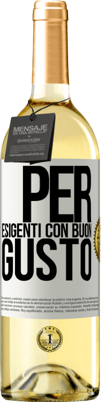 29,95 € Spedizione Gratuita | Vino bianco Edizione WHITE Per esigenti con buon gusto Etichetta Bianca. Etichetta personalizzabile Vino giovane Raccogliere 2024 Verdejo