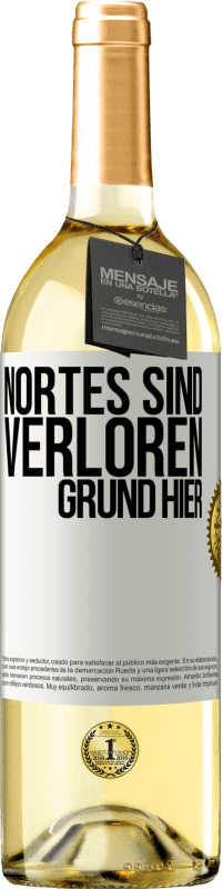 29,95 € Kostenloser Versand | Weißwein WHITE Ausgabe Nortes sind verloren. Grund hier Weißes Etikett. Anpassbares Etikett Junger Wein Ernte 2023 Verdejo
