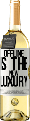 29,95 € 免费送货 | 白葡萄酒 WHITE版 Offline is the new luxury 白标. 可自定义的标签 青年酒 收成 2025 Verdejo