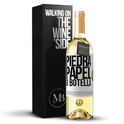 «Piedra, papel o botella» Edición WHITE
