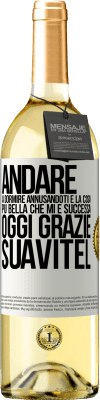 29,95 € Spedizione Gratuita | Vino bianco Edizione WHITE Andare a dormire annusandoti è la cosa più bella che mi è successa oggi. Grazie Suavitel Etichetta Bianca. Etichetta personalizzabile Vino giovane Raccogliere 2023 Verdejo