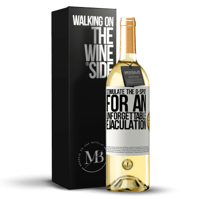 «Stimulate the G-spot for an unforgettable ejaculation» WHITE Edition