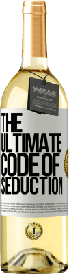 29,95 € 送料無料 | 白ワイン WHITEエディション The ultimate code of seduction ホワイトラベル. カスタマイズ可能なラベル 若いワイン 収穫 2025 Verdejo