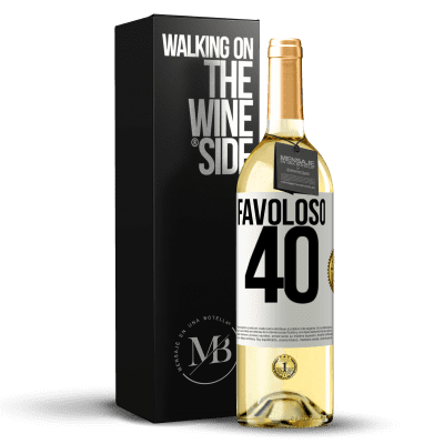 «Favoloso 40» Edizione WHITE