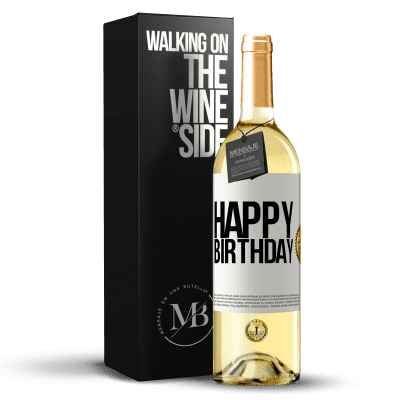 «Happy birthday» WHITE Edition
