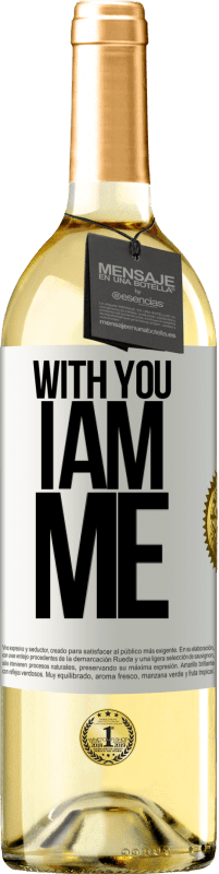 29,95 € Free Shipping | White Wine WHITE Edition With you i am me White Label. Customizable label Young wine Harvest 2023 Verdejo