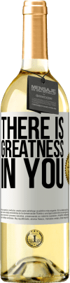 29,95 € Free Shipping | White Wine WHITE Edition There is greatness in you White Label. Customizable label Young wine Harvest 2025 Verdejo