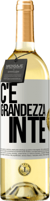 29,95 € Spedizione Gratuita | Vino bianco Edizione WHITE C'è grandezza in te Etichetta Bianca. Etichetta personalizzabile Vino giovane Raccogliere 2024 Verdejo