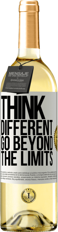 29,95 € Free Shipping | White Wine WHITE Edition Think different. Go beyond the limits White Label. Customizable label Young wine Harvest 2023 Verdejo