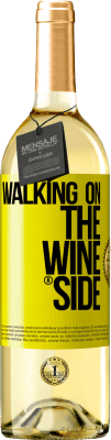 29,95 € Envoi gratuit | Vin blanc Édition WHITE Walking on the Wine Side® Étiquette Jaune. Étiquette personnalisable Vin jeune Récolte 2025 Verdejo