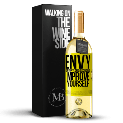 «Envy is a very serious disease, improve yourself» WHITE Edition