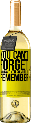 29,95 € Free Shipping | White Wine WHITE Edition You can't forget who gave you so much to remember Yellow Label. Customizable label Young wine Harvest 2025 Verdejo