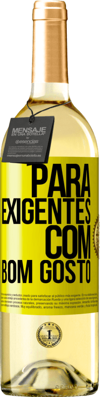 29,95 € Envio grátis | Vinho branco Edição WHITE Para exigentes com bom gosto Etiqueta Amarela. Etiqueta personalizável Vinho jovem Colheita 2024 Verdejo