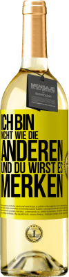 29,95 € Kostenloser Versand | Weißwein WHITE Ausgabe Ich bin nicht wie die anderen, und du wirst es merken Gelbes Etikett. Anpassbares Etikett Junger Wein Ernte 2023 Verdejo