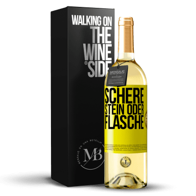 «Schere, Stein oder Flasche» WHITE Ausgabe