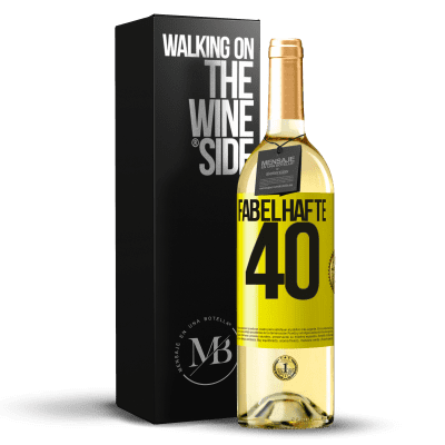 «Fabelhafte 40» WHITE Ausgabe