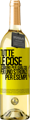 29,95 € Spedizione Gratuita | Vino bianco Edizione WHITE Tutte le cose accadono per qualcosa, per uno stronzo per esempio Etichetta Gialla. Etichetta personalizzabile Vino giovane Raccogliere 2023 Verdejo