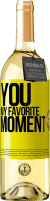 29,95 € Free Shipping | White Wine WHITE Edition You. My favorite moment Yellow Label. Customizable label Young wine Harvest 2025 Verdejo
