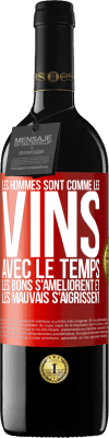 39,95 € Envoi gratuit | Vin rouge Édition RED MBE Réserve Les hommes sont comme les vins : avec le temps, les bons s'améliorent et les mauvais s'aigrissent Étiquette Rouge. Étiquette personnalisable Réserve 12 Mois Récolte 2014 Tempranillo