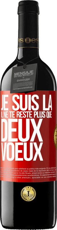 39,95 € Envoi gratuit | Vin rouge Édition RED MBE Réserve Je suis là. Il ne te reste plus que deux voeux Étiquette Rouge. Étiquette personnalisable Réserve 12 Mois Récolte 2016 Tempranillo