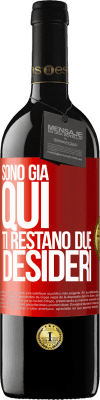 39,95 € Spedizione Gratuita | Vino rosso Edizione RED MBE Riserva Sono già qui. Ti restano due desideri Etichetta Rossa. Etichetta personalizzabile Riserva 12 Mesi Raccogliere 2015 Tempranillo