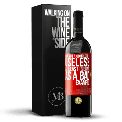 «I am not a complete useless ... At least I serve as a bad example» RED Edition MBE Reserve