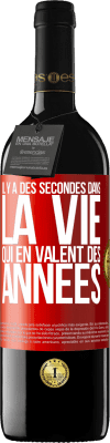 39,95 € Envoi gratuit | Vin rouge Édition RED MBE Réserve Il y a des secondes dans la vie qui en valent des années Étiquette Rouge. Étiquette personnalisable Réserve 12 Mois Récolte 2015 Tempranillo