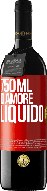 39,95 € Spedizione Gratuita | Vino rosso Edizione RED MBE Riserva 750 ml di amore liquido Etichetta Rossa. Etichetta personalizzabile Riserva 12 Mesi Raccogliere 2015 Tempranillo