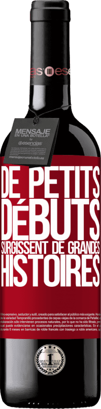 39,95 € Envoi gratuit | Vin rouge Édition RED MBE Réserve De petits débuts surgissent de grandes histoires Étiquette Rouge. Étiquette personnalisable Réserve 12 Mois Récolte 2015 Tempranillo