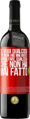 39,95 € Spedizione Gratuita | Vino rosso Edizione RED MBE Riserva Se vuoi qualcosa che non hai mai avuto, dovrai fare qualcosa che non hai mai fatto Etichetta Rossa. Etichetta personalizzabile Riserva 12 Mesi Raccogliere 2016 Tempranillo
