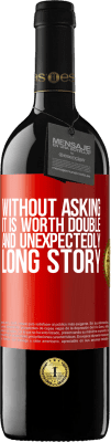 39,95 € Free Shipping | Red Wine RED Edition MBE Reserve Without asking it is worth double. And unexpectedly, long story Red Label. Customizable label Reserve 12 Months Harvest 2015 Tempranillo