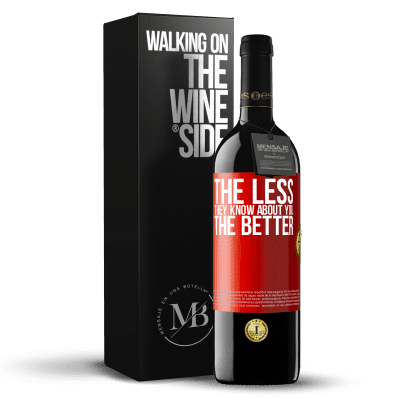 «The less they know about you, the better» RED Edition MBE Reserve