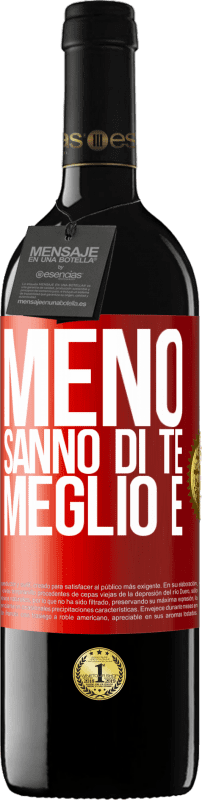 39,95 € Spedizione Gratuita | Vino rosso Edizione RED MBE Riserva Meno sanno di te, meglio è Etichetta Rossa. Etichetta personalizzabile Riserva 12 Mesi Raccogliere 2015 Tempranillo