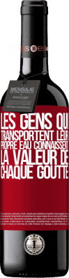 39,95 € Envoi gratuit | Vin rouge Édition RED MBE Réserve Les gens qui transportent leur propre eau connaissent la valeur de chaque goutte Étiquette Rouge. Étiquette personnalisable Réserve 12 Mois Récolte 2015 Tempranillo