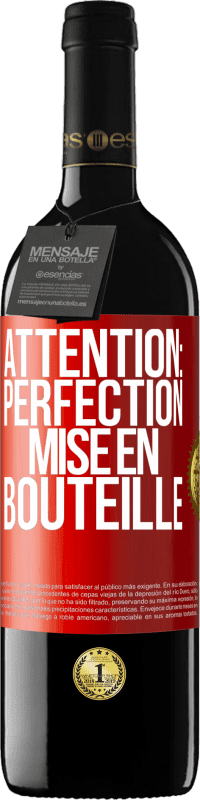 39,95 € Envoi gratuit | Vin rouge Édition RED MBE Réserve Attention: perfection mise en bouteille Étiquette Rouge. Étiquette personnalisable Réserve 12 Mois Récolte 2014 Tempranillo