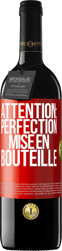39,95 € Envoi gratuit | Vin rouge Édition RED MBE Réserve Attention: perfection mise en bouteille Étiquette Rouge. Étiquette personnalisable Réserve 12 Mois Récolte 2016 Tempranillo