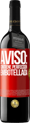 39,95 € Envío gratis | Vino Tinto Edición RED MBE Reserva Aviso: contiene perfección embotellada Etiqueta Roja. Etiqueta personalizable Reserva 12 Meses Cosecha 2014 Tempranillo