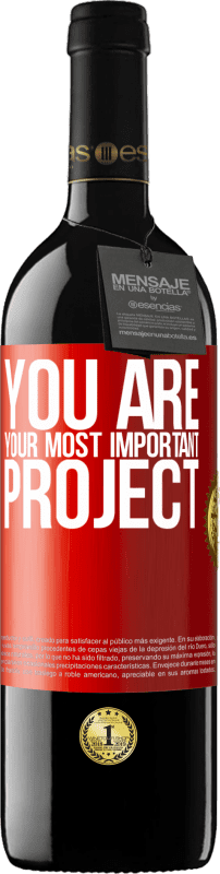 39,95 € Free Shipping | Red Wine RED Edition MBE Reserve You are your most important project Red Label. Customizable label Reserve 12 Months Harvest 2016 Tempranillo