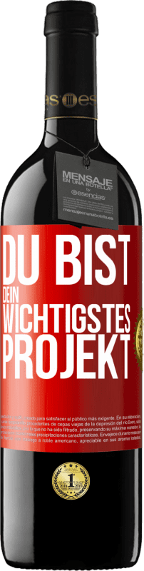 39,95 € Kostenloser Versand | Rotwein RED Ausgabe MBE Reserve Du bist dein wichtigstes Projekt Rote Markierung. Anpassbares Etikett Reserve 12 Monate Ernte 2015 Tempranillo