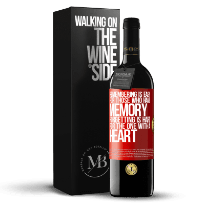 «Remembering is easy for those who have memory. Forgetting is hard for the one with a heart» RED Edition MBE Reserve