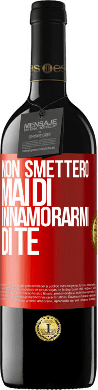 39,95 € Spedizione Gratuita | Vino rosso Edizione RED MBE Riserva Non smetterò mai di innamorarmi di te Etichetta Rossa. Etichetta personalizzabile Riserva 12 Mesi Raccogliere 2015 Tempranillo