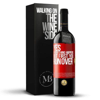 «Yes, everything happens. But first you run over» RED Edition MBE Reserve