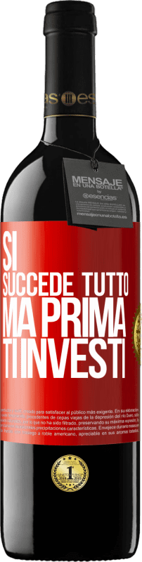 39,95 € Spedizione Gratuita | Vino rosso Edizione RED MBE Riserva Sì, succede tutto. Ma prima ti investi Etichetta Rossa. Etichetta personalizzabile Riserva 12 Mesi Raccogliere 2015 Tempranillo