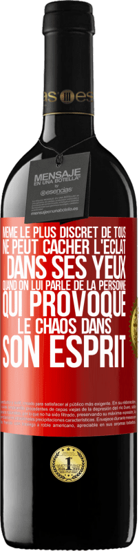 39,95 € Envoi gratuit | Vin rouge Édition RED MBE Réserve Même le plus discret de tous ne peut cacher l'éclat dans ses yeux quand on lui parle de la personne qui provoque le chaos dans s Étiquette Rouge. Étiquette personnalisable Réserve 12 Mois Récolte 2015 Tempranillo