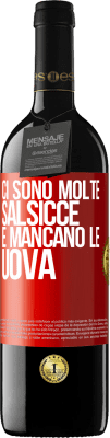39,95 € Spedizione Gratuita | Vino rosso Edizione RED MBE Riserva Ci sono molte salsicce e mancano le uova Etichetta Rossa. Etichetta personalizzabile Riserva 12 Mesi Raccogliere 2016 Tempranillo