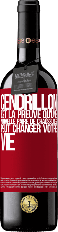 39,95 € Envoi gratuit | Vin rouge Édition RED MBE Réserve Cendrillon est la preuve qu'une nouvelle paire de chaussures peut changer votre vie Étiquette Rouge. Étiquette personnalisable Réserve 12 Mois Récolte 2015 Tempranillo